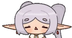 frierenCheesed emote for Discord