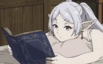 frierenRead emote for Discord