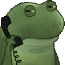 FrogeHangup emote for Discord