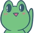 FrogHi emote for Discord