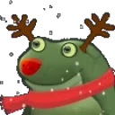 FrogeRudolf emote for Discord