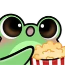 froggypopcorn emote for Discord