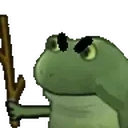FrogeAngryBonk emote for Discord