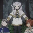 FrierenDoublePat emote for Discord