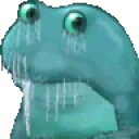 frozenWorry emote for Discord