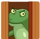 FrogPeek emote for Discord
