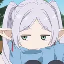 frierenSideEye emote for Discord