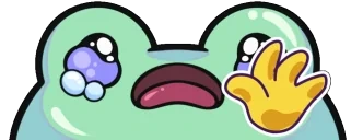 frogbye emote for Discord