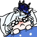 FurinaCryBed emote for Discord