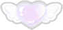 PurpleAngelHeart emote for Discord