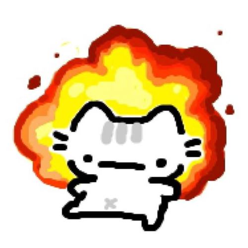 cat_burning emote for Discord