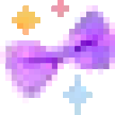 Purple_Bow emote for Discord