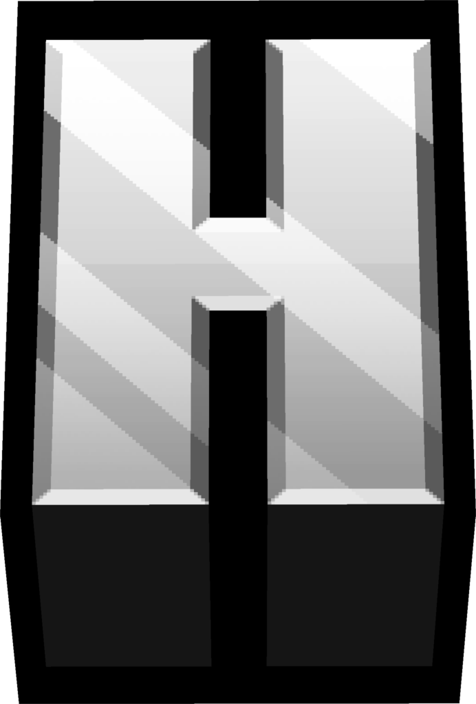 minecraft_letter_H emote for Discord