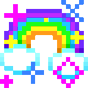 Rainbow emote for Discord