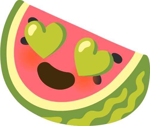 watermeloninlove emote for Discord