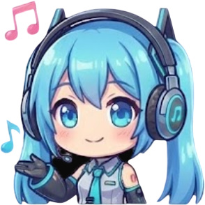 music_anime emote for Discord