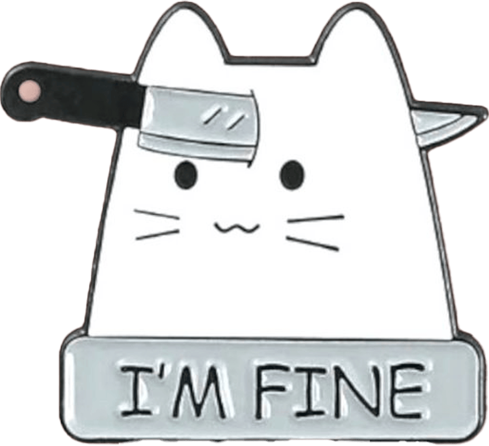 IAmFineCat emote for Discord