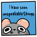 Ihaveseenunspeakablethings emote for Discord