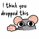 ithinkyoudroppedthis emote for Discord