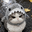 AngySharkKitty emote for Discord