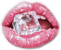 Glossyplumpsoftlips emote for Discord