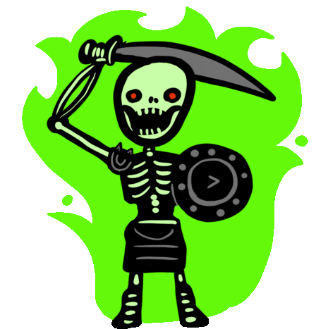 NeonWarrior emote for Discord