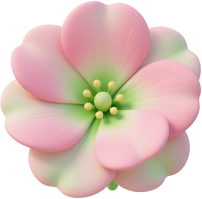 Pinkgreenflower emote for Discord