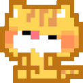 OrangeKitty emote for Discord