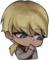 Lawrence_think emote for Discord