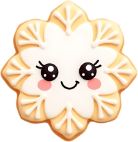 Cookie_snowflake emote for Discord