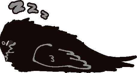 Crowsnooze emote for Discord