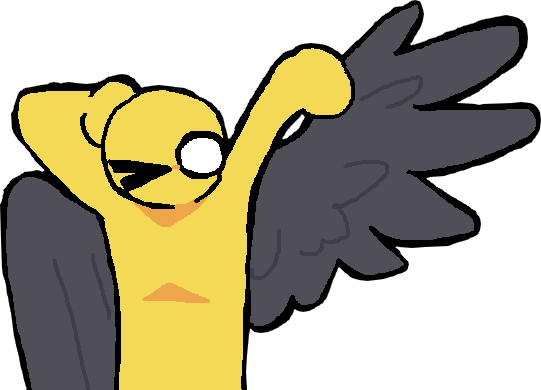Crowstretch emote for Discord