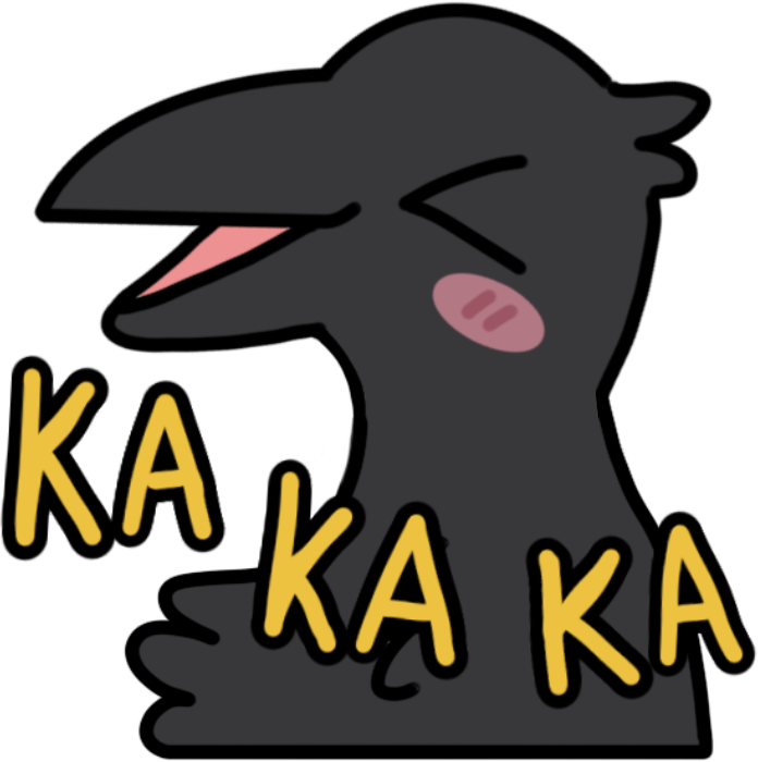 Crowcaw emote for Discord