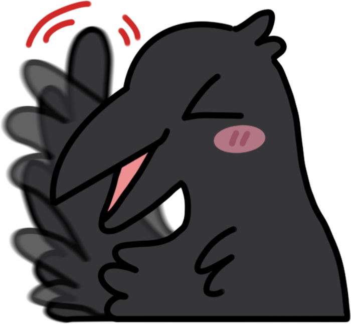 Crowwave emote for Discord