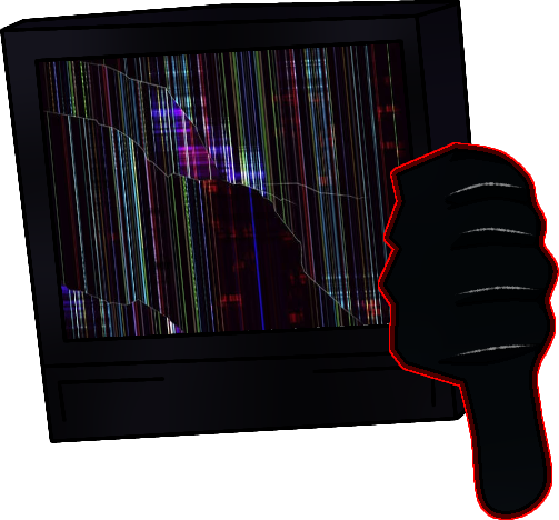 TvManBrokenDislike emote for Discord