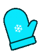 Lightbluechristmasgloves emote for Discord