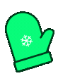 Greenchristmasgloves emote for Discord