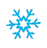 Lightbluesnowflake emote for Discord