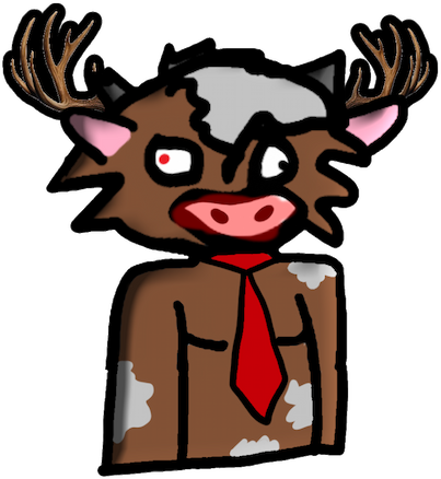 ReindeerCowRedditEan emote for Discord