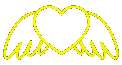 Yellow_angel_heart emote for Discord