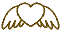 Brown_angel_heart emote for Discord