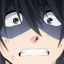 SakuScared emote for Discord