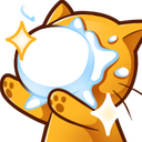 GoldCatHit emote for Discord