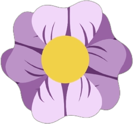 Purpleflower emote for Discord