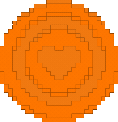Orangeheartcoin emote for Discord