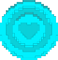 Lightblueheartcoin emote for Discord