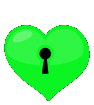 Greenheartlock emote for Discord