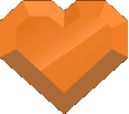 Orangegemheart emote for Discord