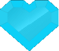 Lightbluegemheart emote for Discord