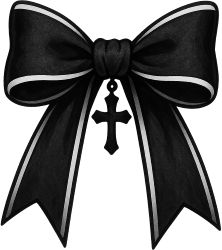 Blackwhitebow2 emote for Discord